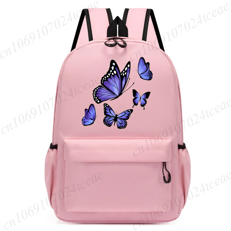

Butterfly Printed Kids Backpack Children School Bags for Boys Girls School Backpack Anime Cartoon Waterproof Book Bag Mochila