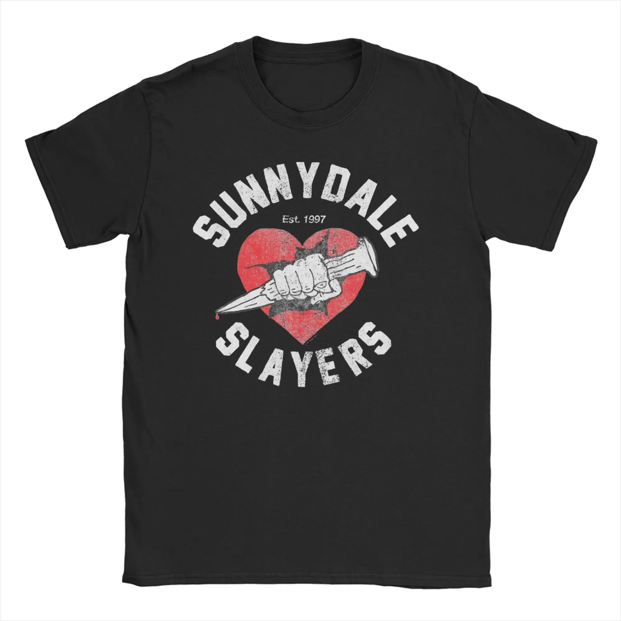 Buffy the Vampires Slayer Buffy the Vampire Slayer T-Shirts Men Women Sunnydale Slayers Cotton Tees Crewneck T Shirt Summer Tops