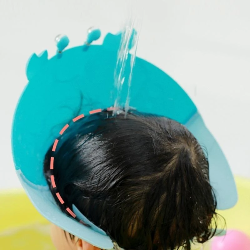 J15U Cuffia per doccia per bambini Protezione per visiera per bagno Cuffia per doccia per neonati