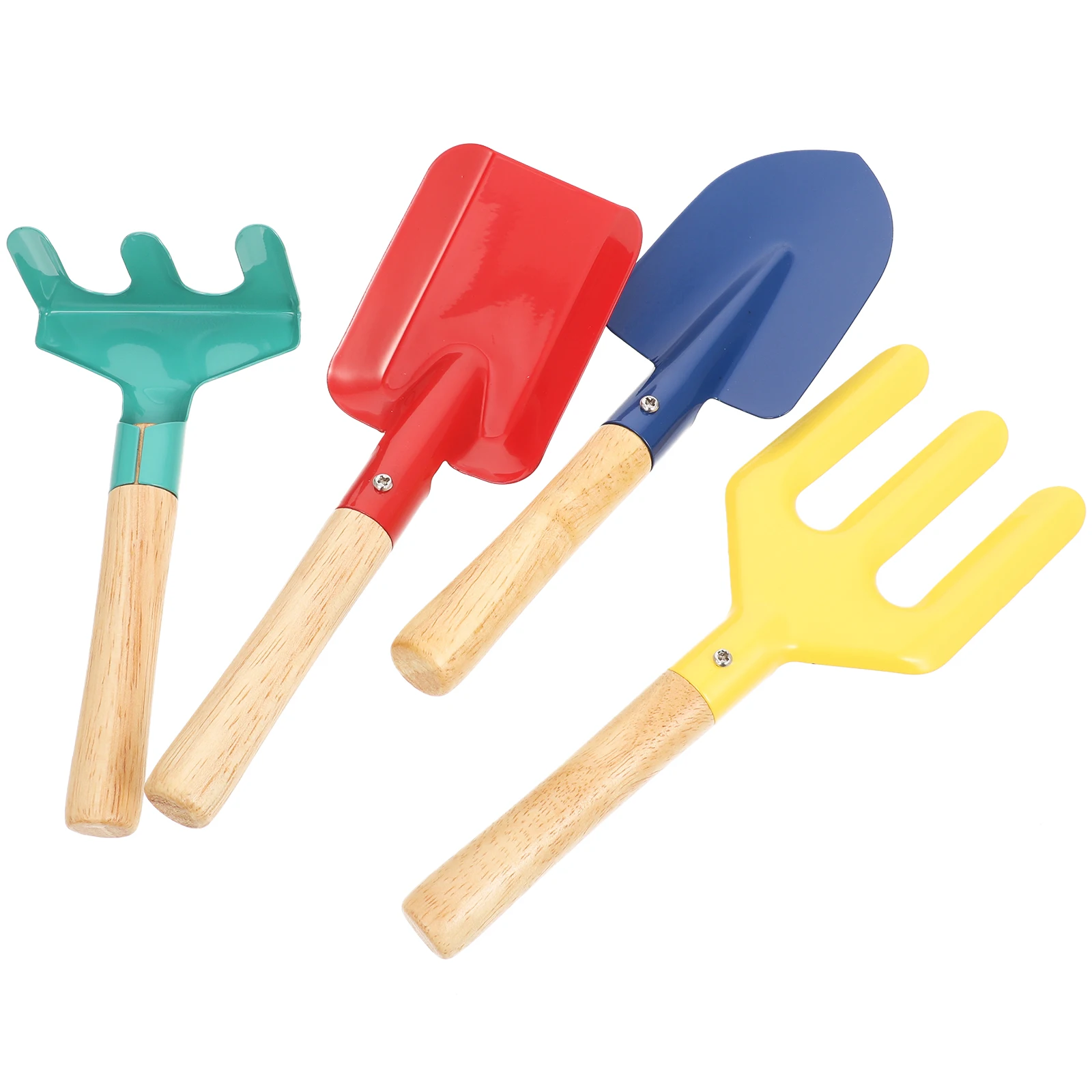 1 مجموعة أدوات البستنة للأطفال مجموعة الحديد المواد الخشبية لحفر زراعة أشعل النار مجرفة مجرفة حديقة أدوات يدوية أطفال حفر أداة #2