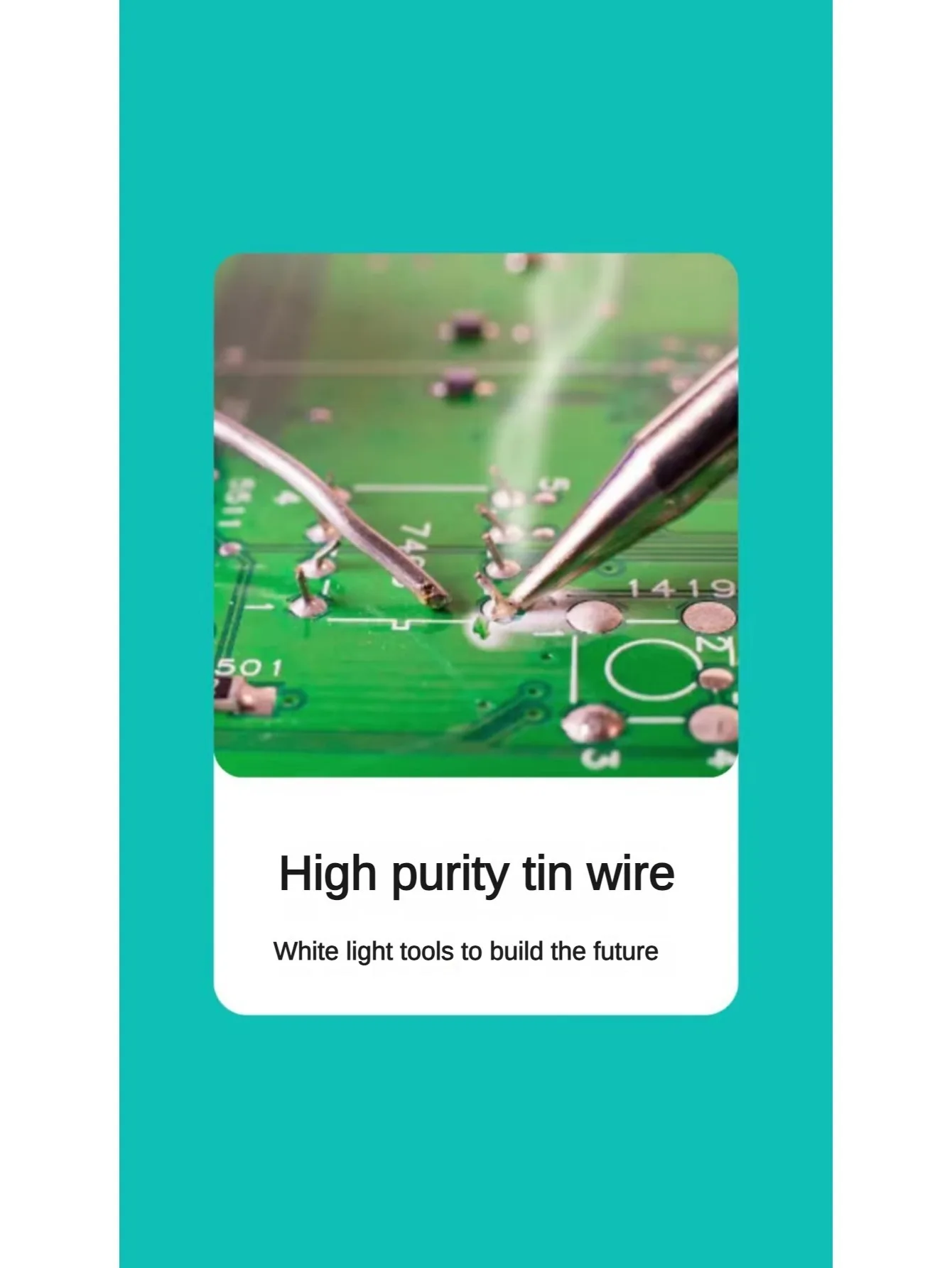 

Solder wire, BK, green solder wire, lead-free high purity solder wire, low melting point, good fluidity, smooth solder joints, f