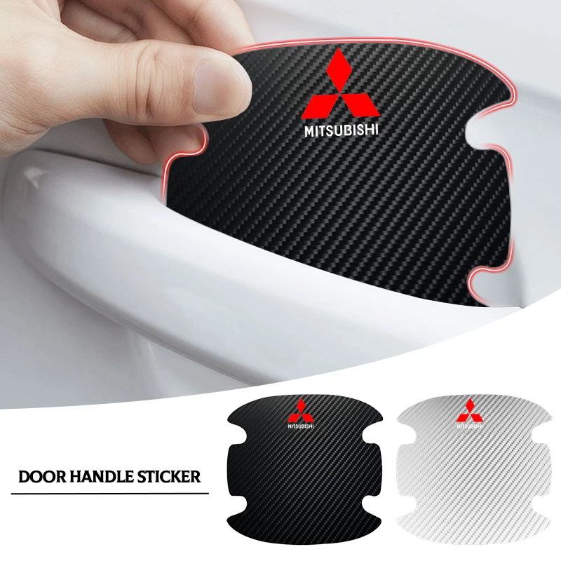 

Car Door Threshold Protector Sticker and Door Bowl Protection Guard Film For Mitsubishi Galant Lancer Asx Outlander Pajero