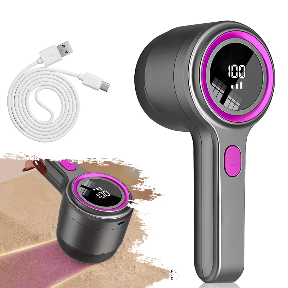 

Триммер для волос с цифровым дисплеем, устройство для бритья, устройство для удаления таблеток, перезаряжаемое устройство для бритья и всасывания, одежда