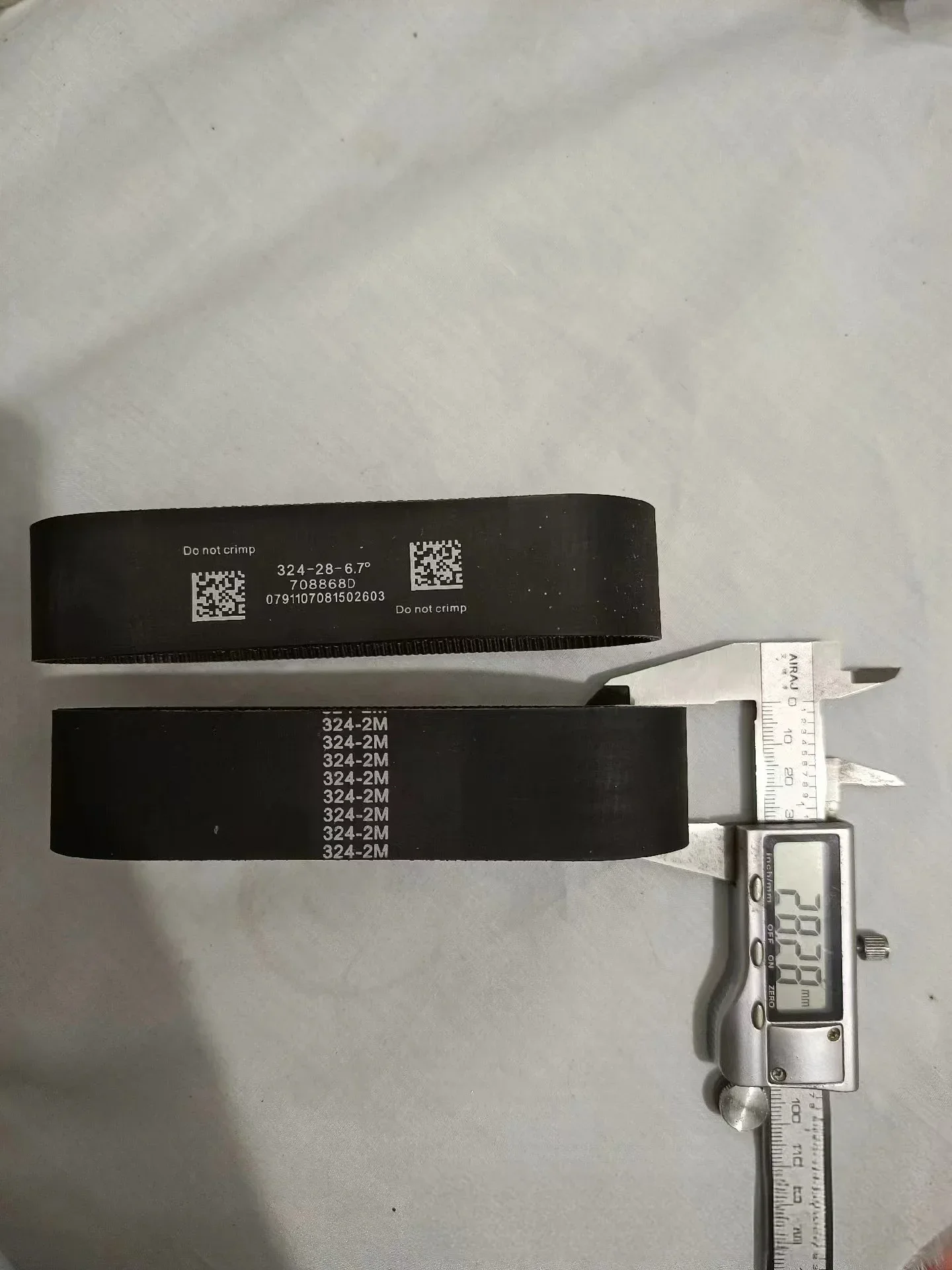 

324-28-1.85-6.7 708868D Electric Steering Rack Pinion Belt Fits Mercedes Benz W204 W205 C207 W212