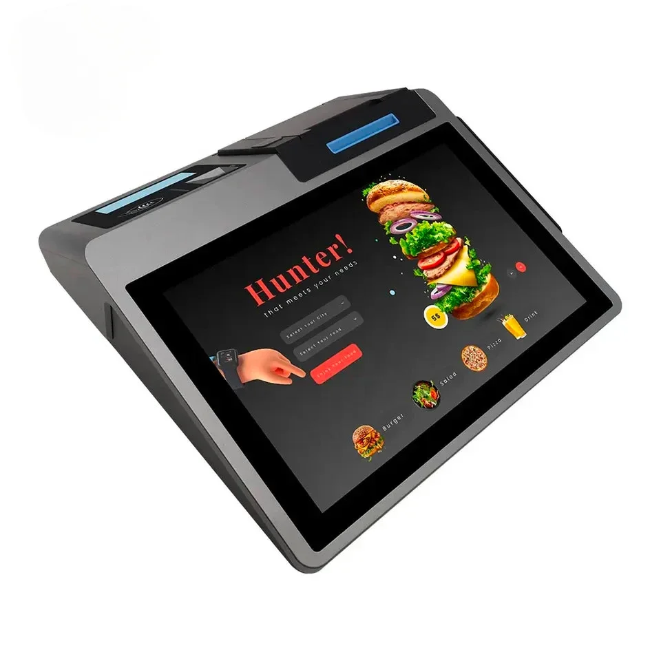 

Z100 80MM Pos Terminal Restaurant Tablet Verifone Cash Register Portable Epos Tablet POS With Cash Drawer