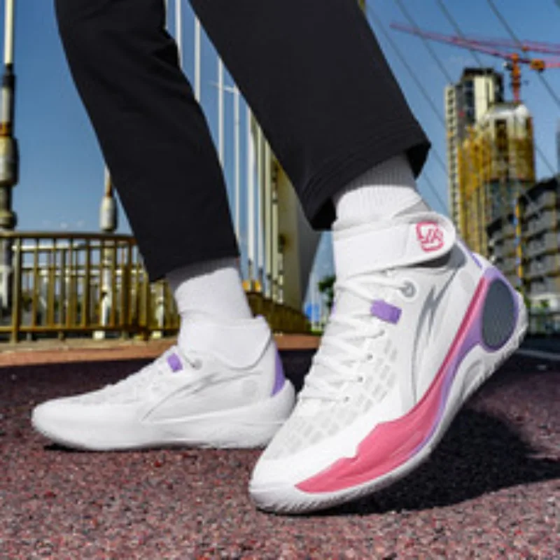 

Campus Sports Association Lightweight Sports Shoes Men's High-top Sneakers High Quality Breathable Basketball Shoe MD+TPU Rubber