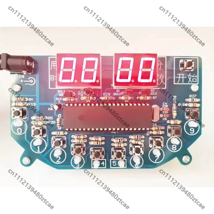 51 Microcontroller Whack-A-Mole DIY Kit Electronic Science Project Reaction Speed Tester Educational Electronic Production Parts