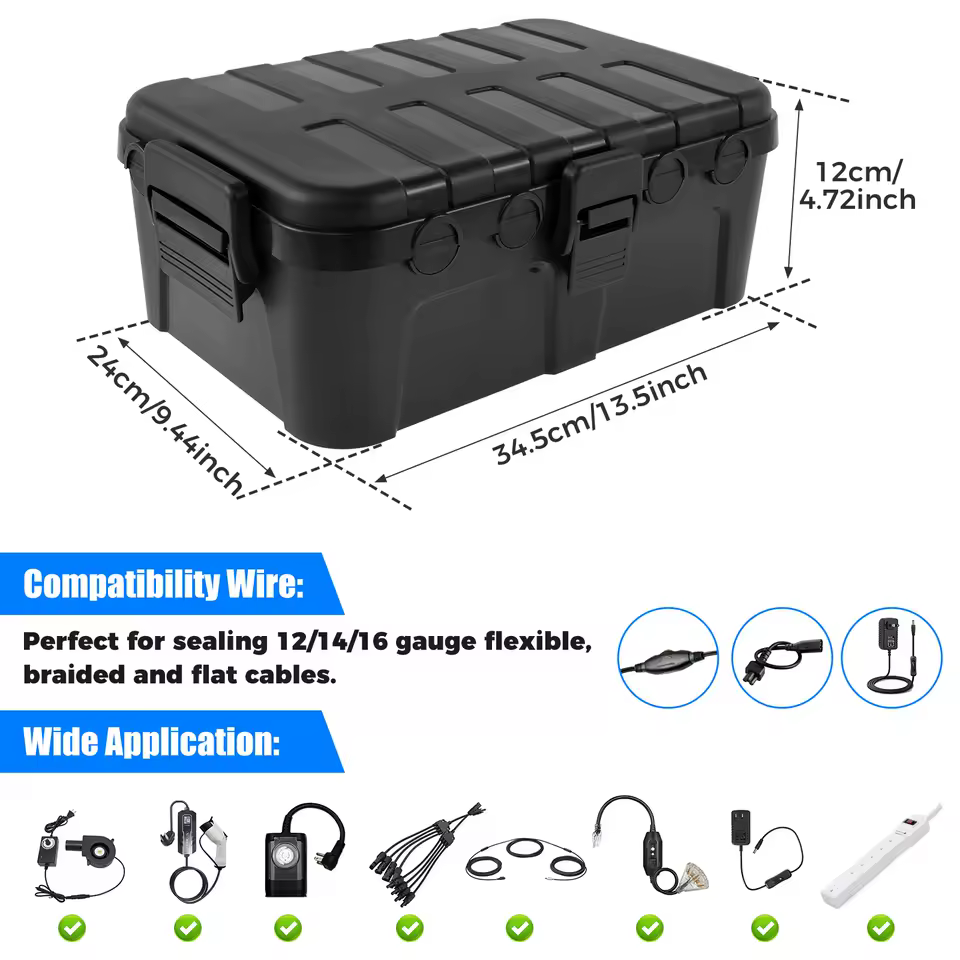 옥외 전기 상자 IP54 연장 코드 상자