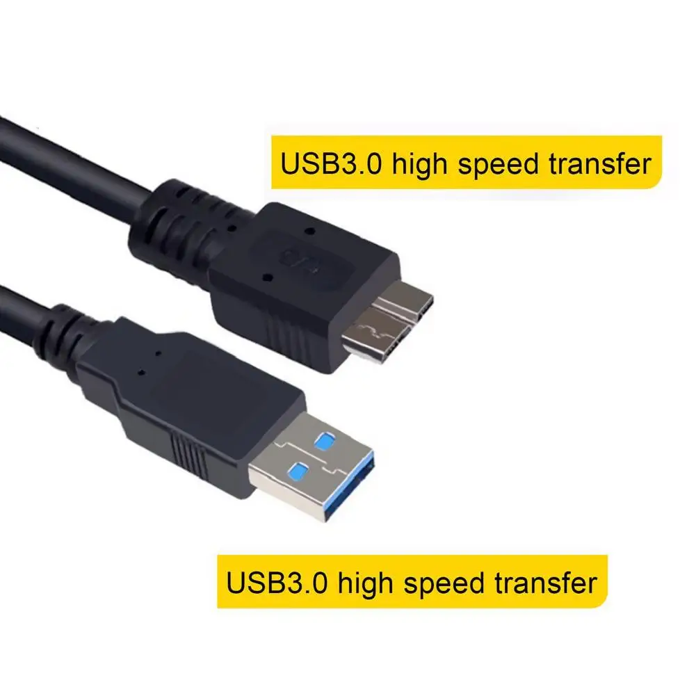 USB Micro B Cable Type-A to USB 3.0 Micro B Cable Connector 5Gbps External Hard Drive Disk Cable for Hard Drive Computer Cable