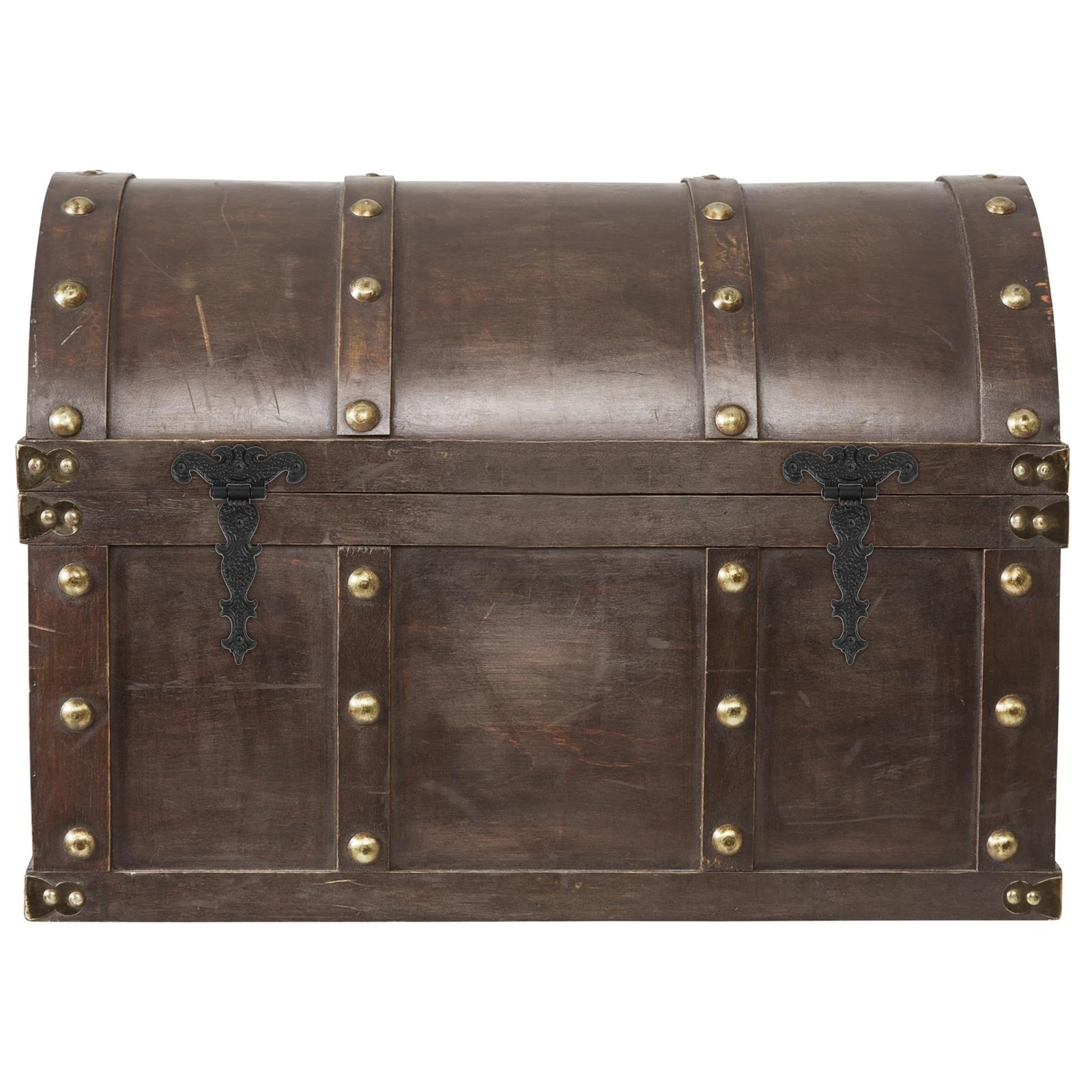 

4Pcs Wooden Box Hinge Retro European Style Long-Lasting Decorative Accessory for DIY Wooden Case Door Replacement