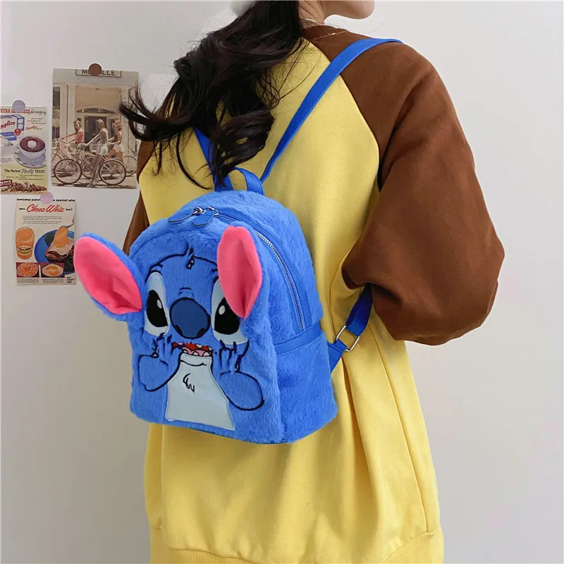 Nuovo zaino Disney Ins giapponese punto blu divertente cartone animato zaino per studenti di grande capacità borsa per asilo regalo per bambini