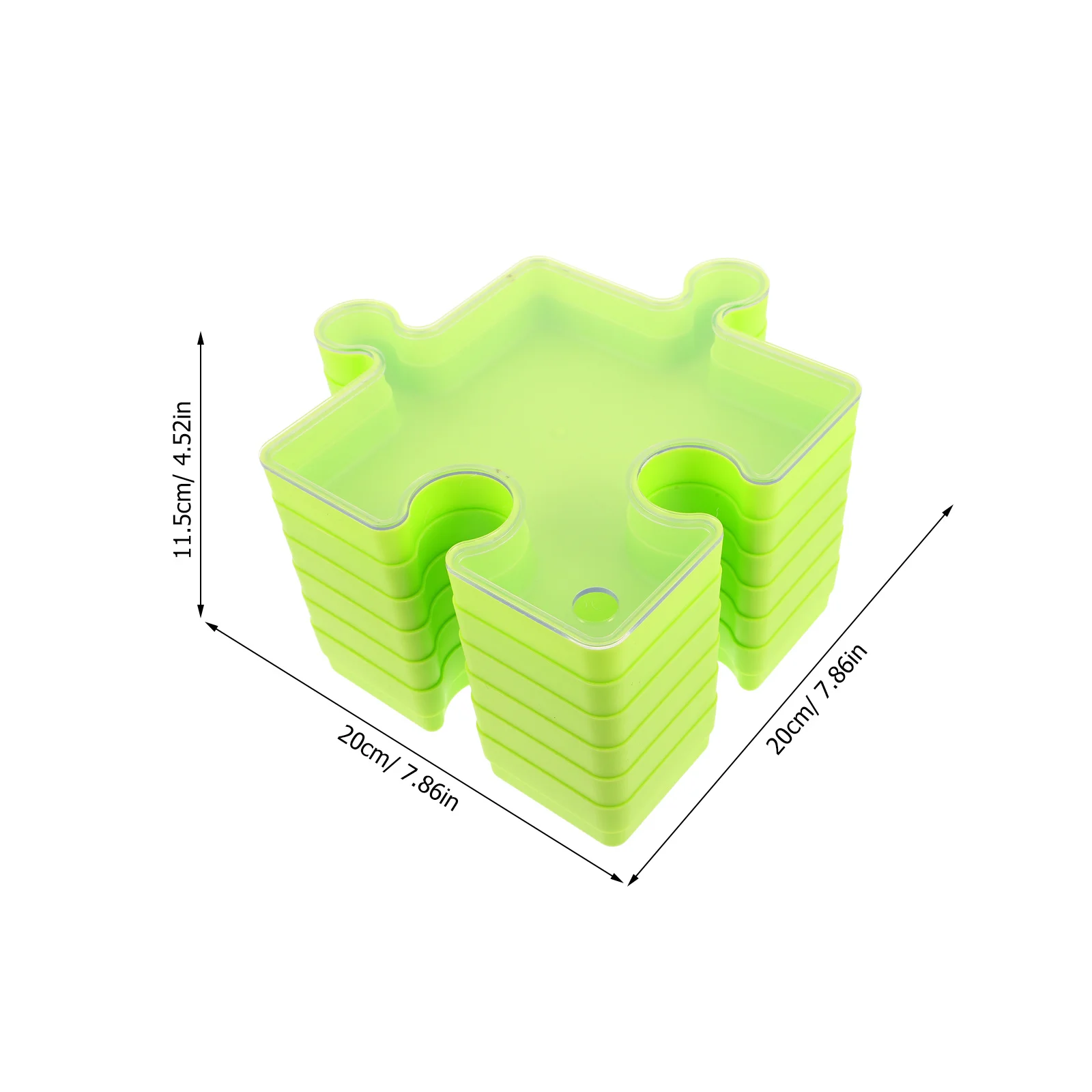 6 قطع من منظمات الألغاز البلاستيكية، لوحات فرز ذات سعة كبيرة للأطفال، صواني رياض الأطفال المنزلية للفرز