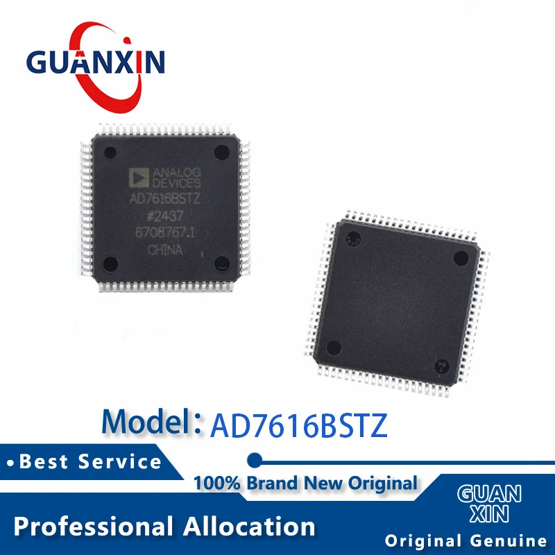 

100% New Marking AD7616BSTZ AD7616BSTZ-RL LQFP-80 AD7616