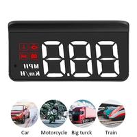 New M3 Auto OBD2 GPS Head-Up Display Auto Electronics HUD Projector Digital Display For All Car Speedometer Accessories 2024