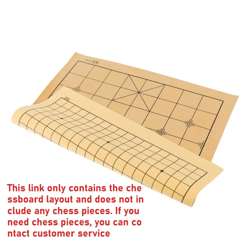 1 Buah 45CM * 51CM Dua Sisi Penggunaan Ganda Praktek Gomoku PU Go Board Kain Beludru Lembut Tahan Air Tahan Aus Dapat Dilipat Pemula