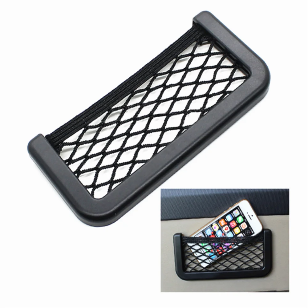 Universal Car Storage Bag Elastic Flexible Mesh Back Cargo Truck Organizer Net Suv Interior Accessories Pocket 15*8cm 20*8cm