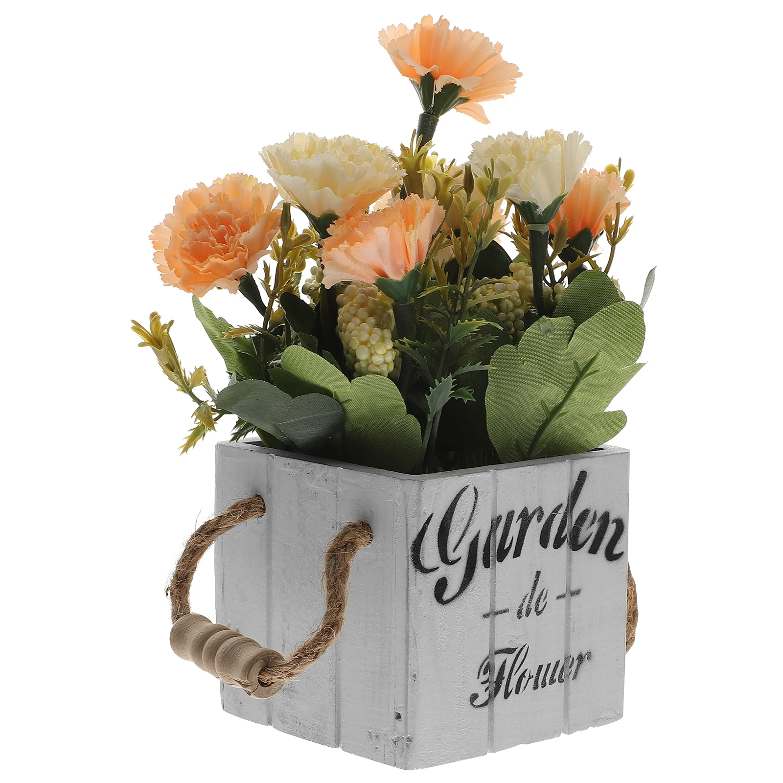 

Artificial Flowers Outdoor Ornament Decoration for Indoor Sunflower Plants Wood Vintage Home