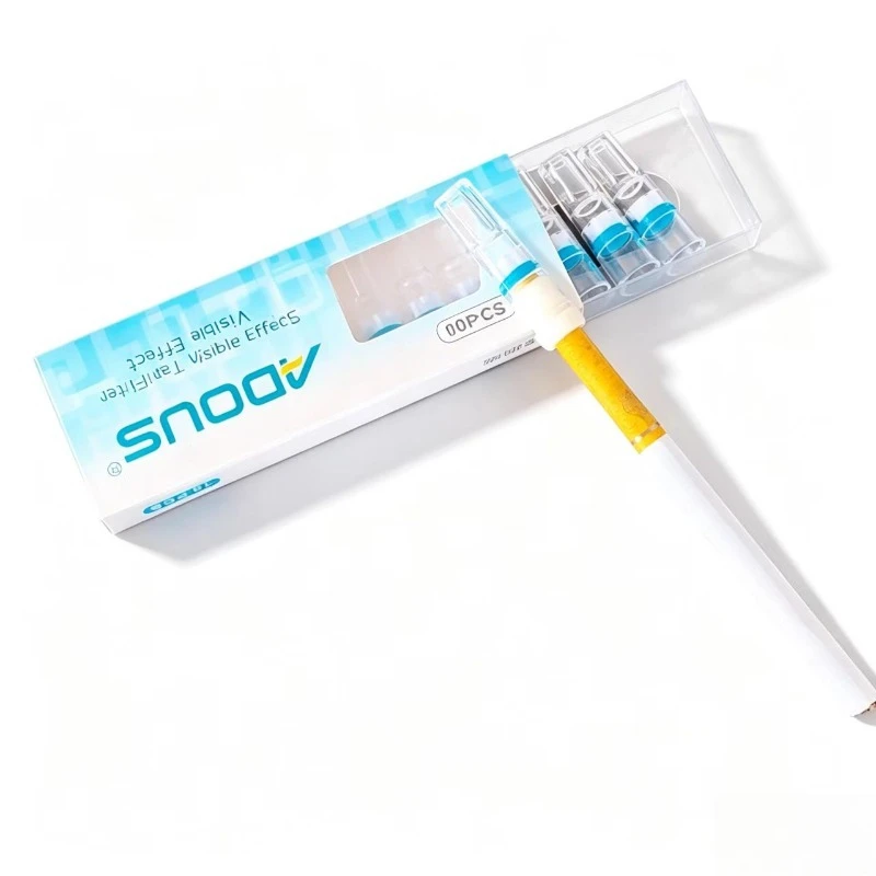 10/20Pcs Disposable Cigarette Tar Filters Cigarette Filter Tips Practical Smoking Health Accessories for Regular Slim Cigarettes