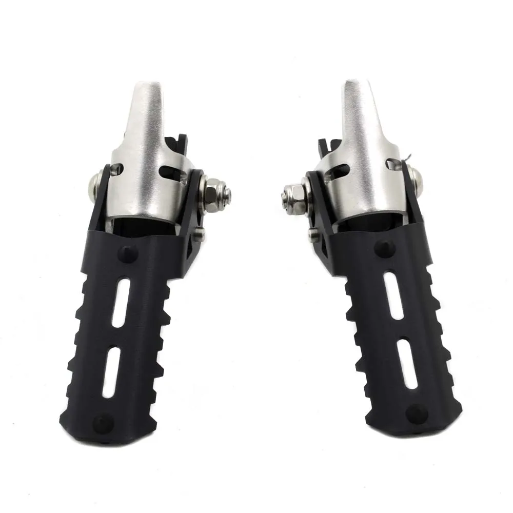 Motorcycle Highway Front Foot Pegs Folding Footrests Clamps 22-25mm For BMW R1250GS R 1250 GS adv adventure LC HP GSA 2019 2020