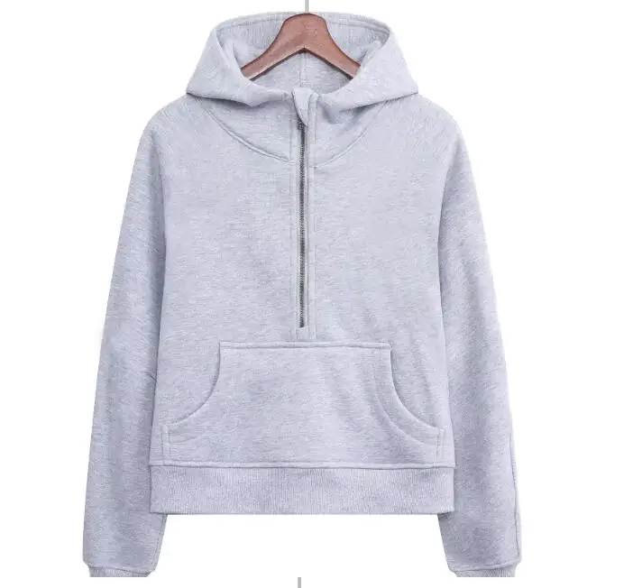 Women's Half Zipper Pullover Fleece Hoodie Sweatshirts