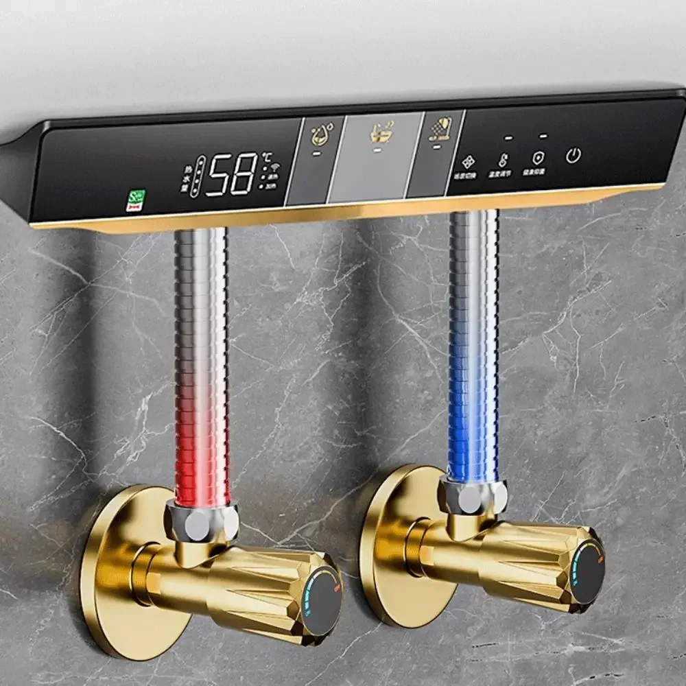 Antirust G1/2 Interface Triangle Valve Thickened Universal Bathroom Angle Valve Leakproof Copper Sink Shut Off Valve Toilet