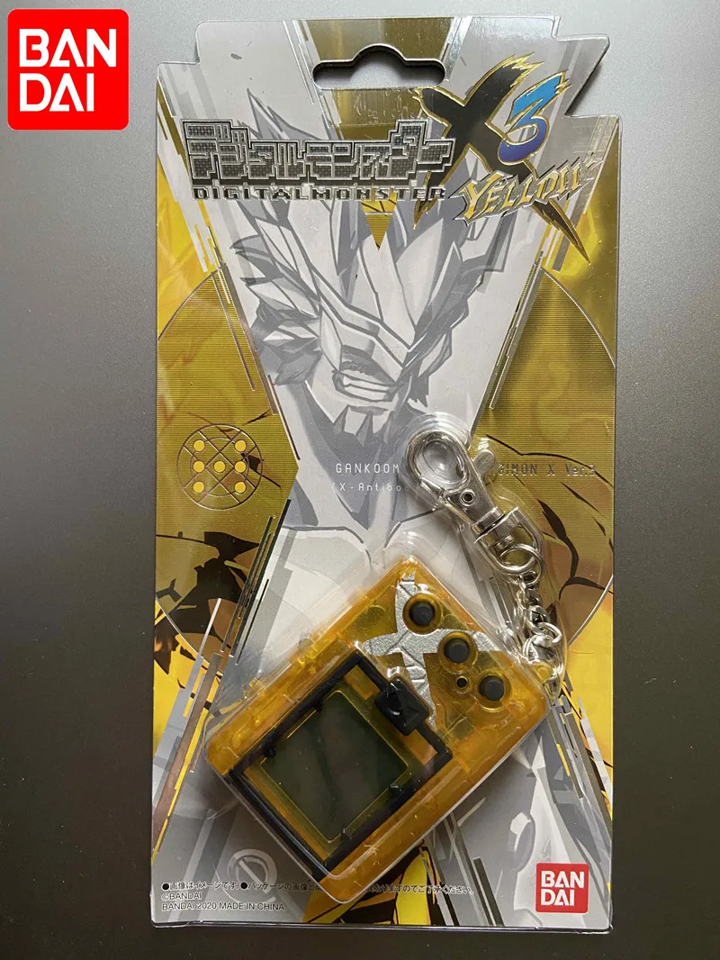 Bandai оригинальные Tamagotchi Pets Pb Limited Digimon Digivice X Antibody X3 желтая игра виртуальный интернет-питомец интерактивные электронные питомцы