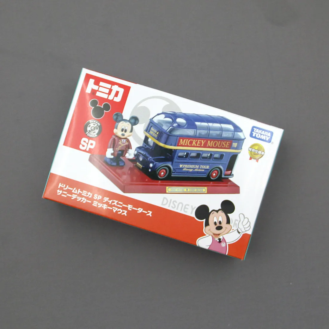 In Stock Genuine TAKARA TOMY Disney Tomica Mickey Mouse Sun Deck Car 949381 Diecast Alloy Model Ornament Gift