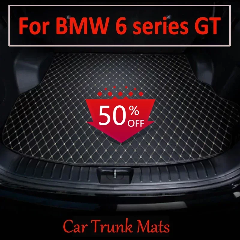 Car trunk mat for BMW 6 series GT G32 2018 2019 2020 2021 cargo liner carpet interior accessories cover