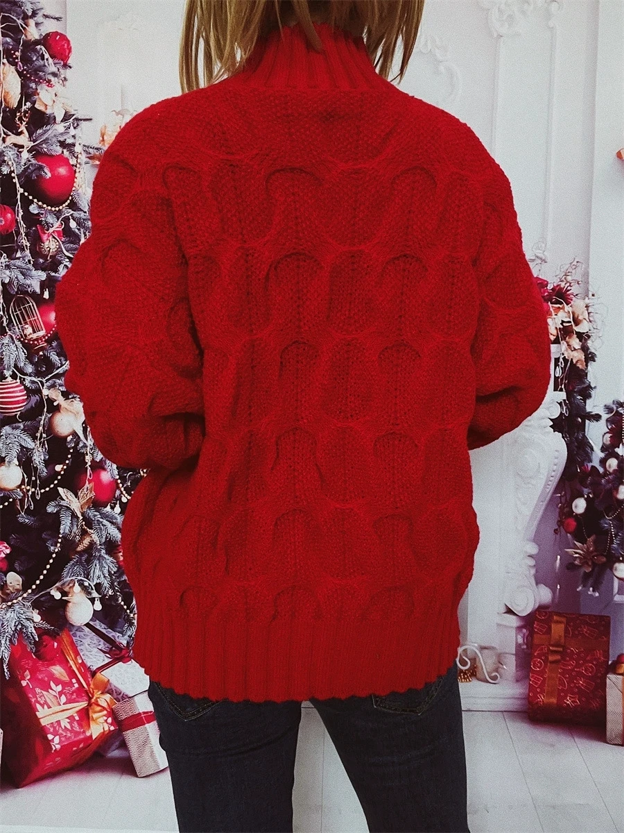 

Autumn and Winter New Christmas Sweater Handmade Decoration Christmas Tree Elk Sweater Hoodie for Women