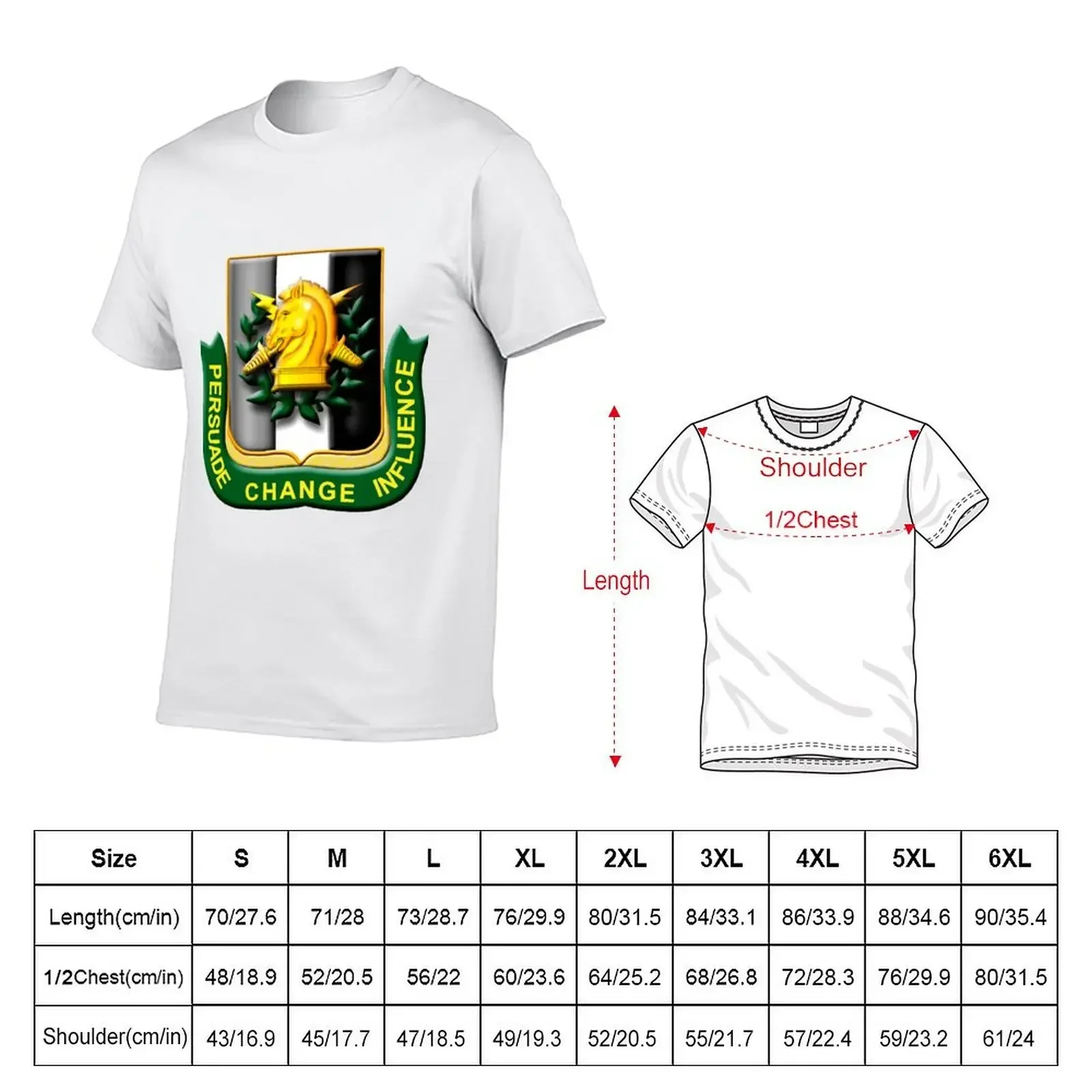 Psychological Operations (United States Army) T-Shirt boys animal print oversized t shirt heavyweights cotton t shirt men