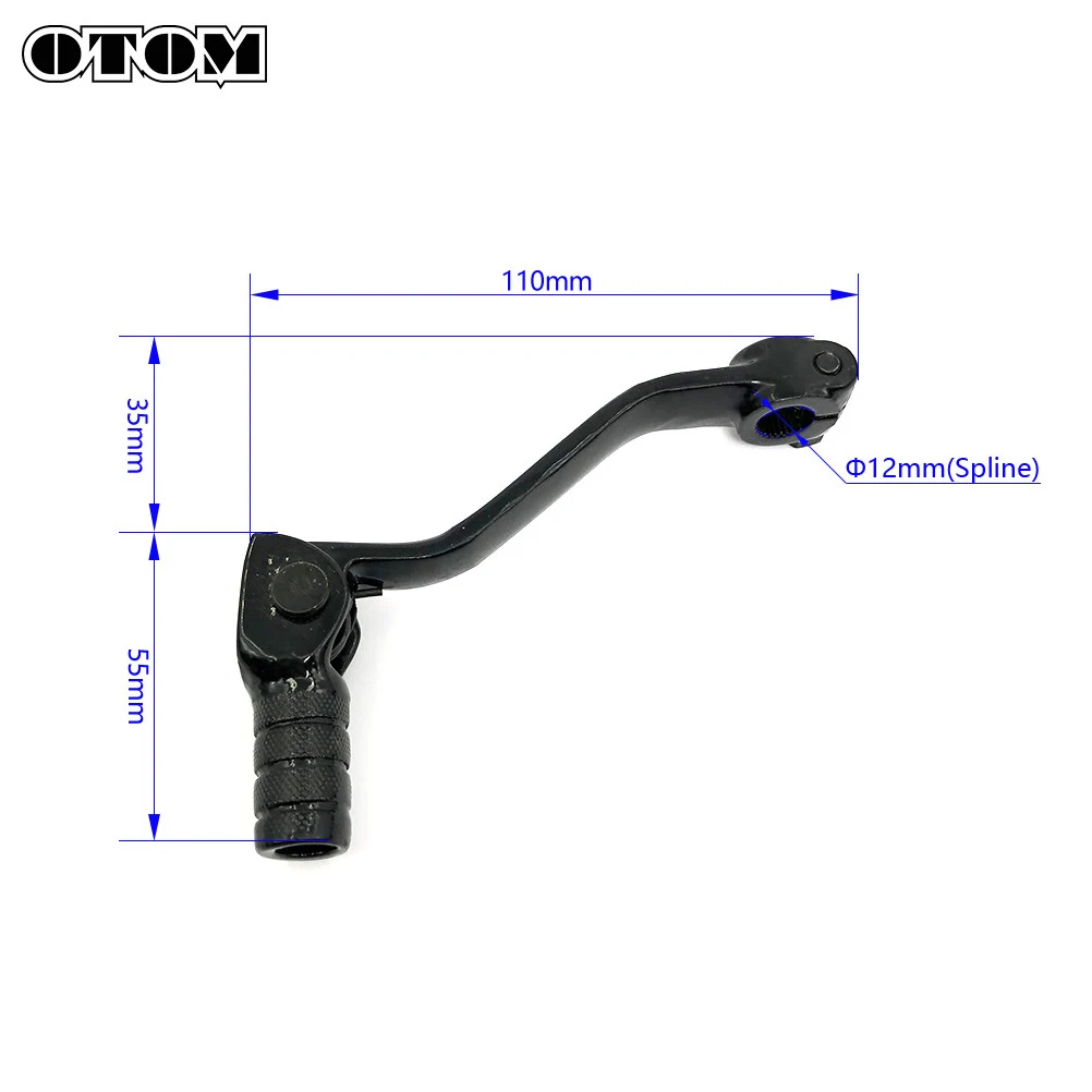 OTOM 2020 Motorcycle Gear Shift Lever Pedal For KAYO T4 HONDA CB50 90 CB125 CB175 CB223 CB250 GUIZUN MX6 Modified Dirt Pit Bikes