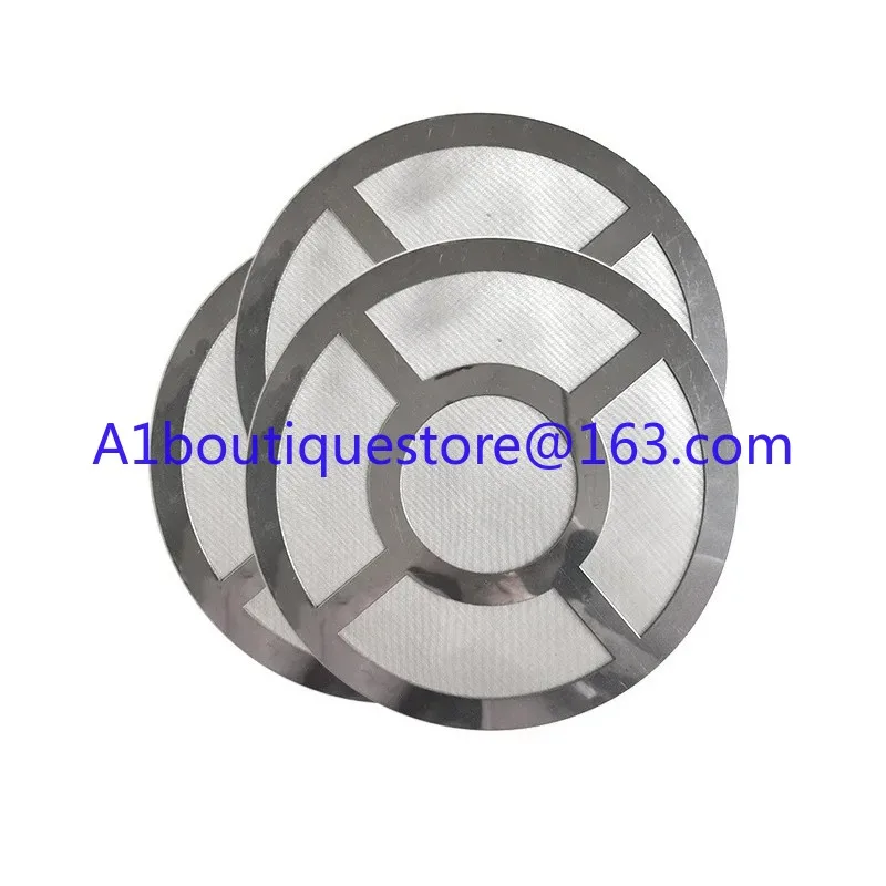 

5Pcs 300/800/700G filter screen feeder stainless steel mesh rubber ring screen