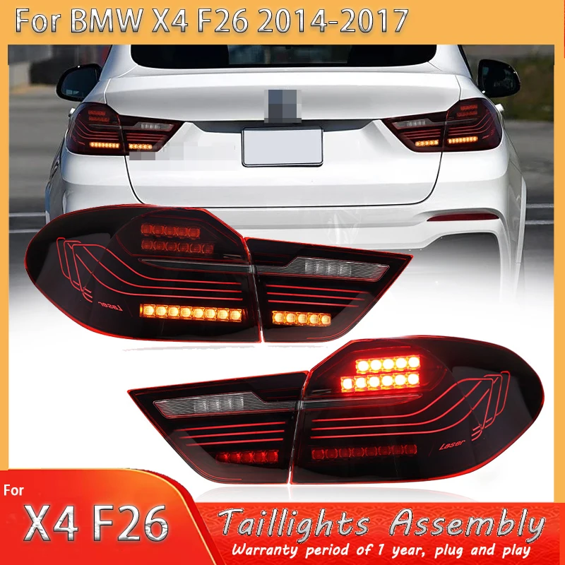 

Автомобильный светодиодный задний фонарь для BMW X4 F26 2014-2018 гг. Задний фонарь в сборе xDrive Модифицированный CSL Стайлинг Задний указатель поворота Стоп-сигналы 2 шт.