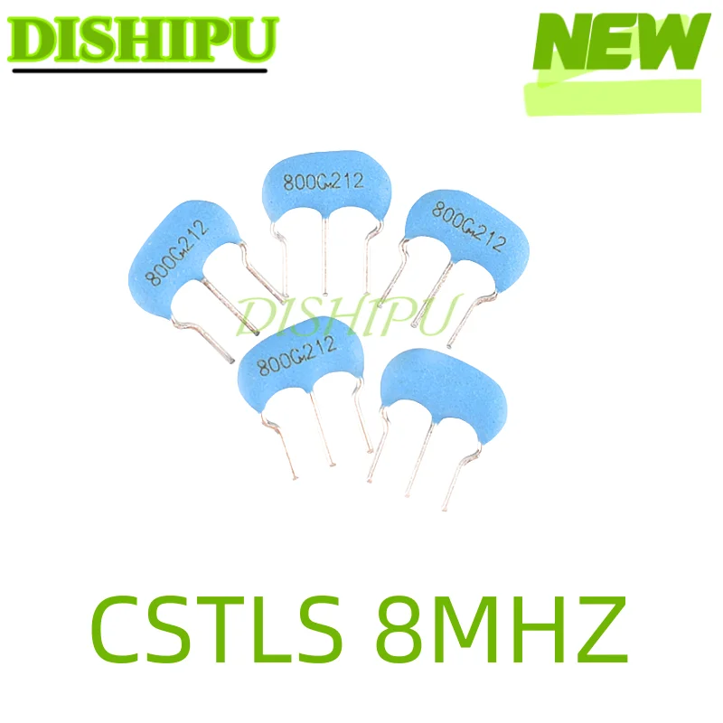 5PCS CSTLS 4MHZ CSTLS 6MHZ CSTLS 8MHZ CSTLS 10MHZ CSTLS 20MHZ In-line ceramic crystal oscillator 3 pin DIP-3