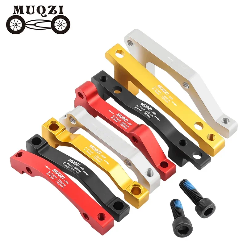 MUQZI adaptateur de frein à disque est PM vtt vélo de route étrier de frein à disque adaptateur de montage avec boulons pour Rotor 140mm 160mm 180mm 203mm