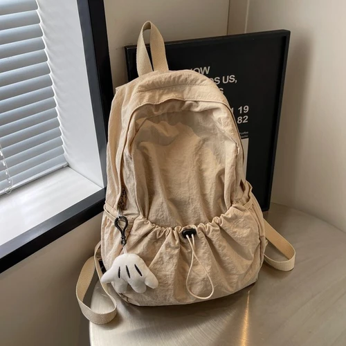 학생 가방 일본 한국 스타일 캔버스 캐주얼 대용량 초경량 야외 학생 배낭 가방 백팩 학생 가방 배낭 백팩 