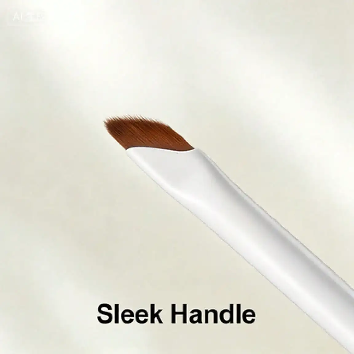 1 brocha delineadora de ojos de ángulo fino, brocha de maquillaje para cejas, brocha de maquillaje delgada y plana con ángulo en forma de hoz, herramientas de belleza