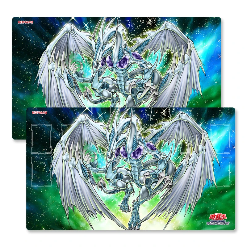 

Yugioh Stardust Warrior Play Mat Yu-Gi-Oh! TCG OCG Trading Card Games Mat Duel Plate Rubber Card Mat Mouse Pad