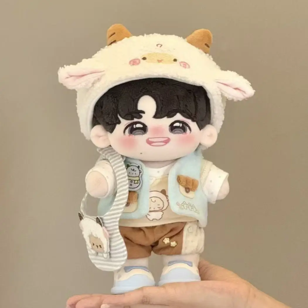 

Doll Clothes for 10/20cm Idol Doll Outfit Accessories Sheep Tank Top Sleeveless T-shirt for Super Star Dolls Toy Collection Gift