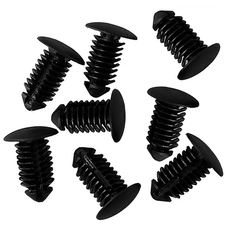 20X Car Clips Fit 10mm Hole Nylon Auto Fastener Fender Bumper Shield Retainer Plastic Rivet For GM For Ford For Chrysler