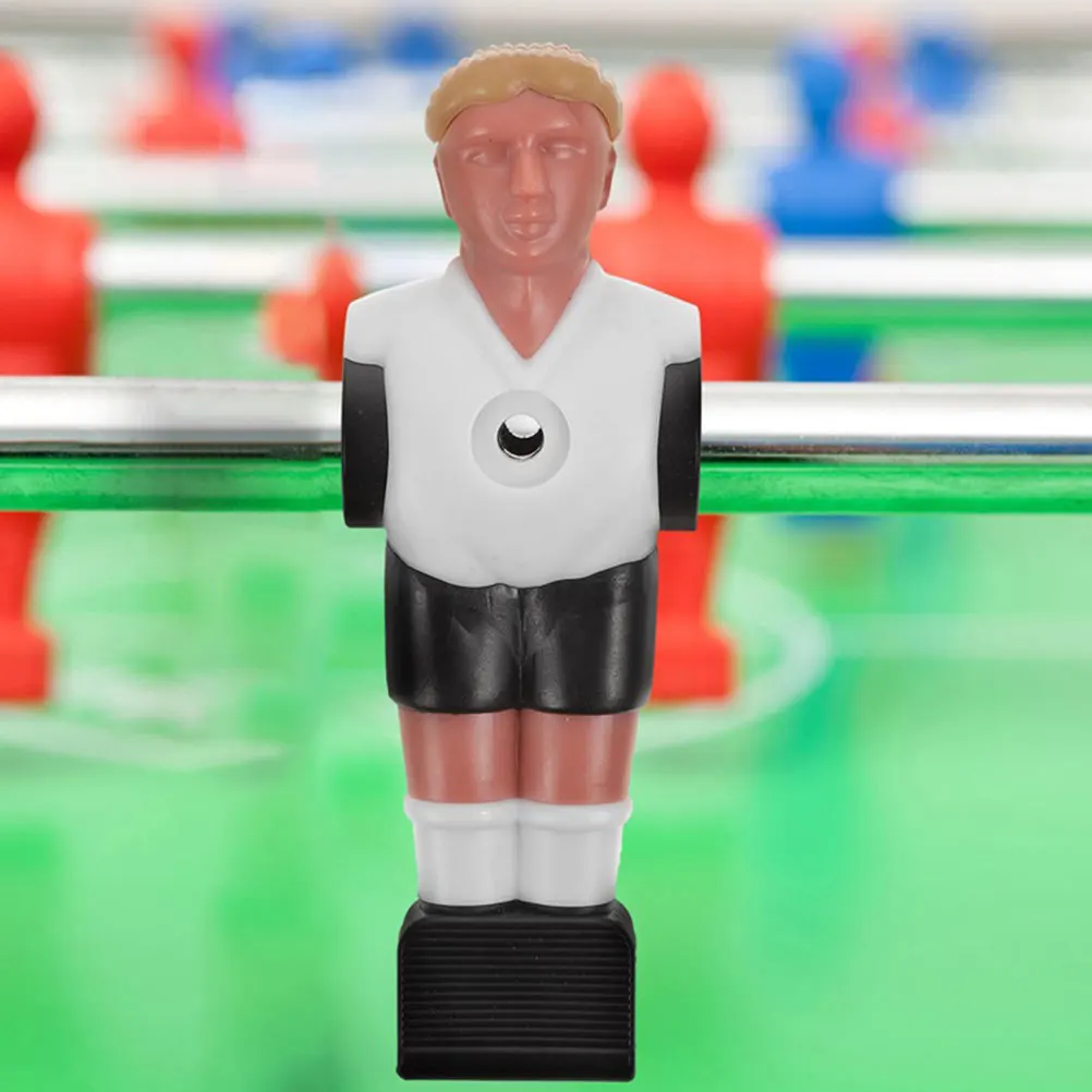 

10pcs Football Figures Resin Table Soccer Player Statue Replacement Parts Desktop Football Men Foosball Table Accessories