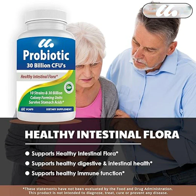 Probiotic 10 Strains & 30 Billion CFU Intestinal Flora