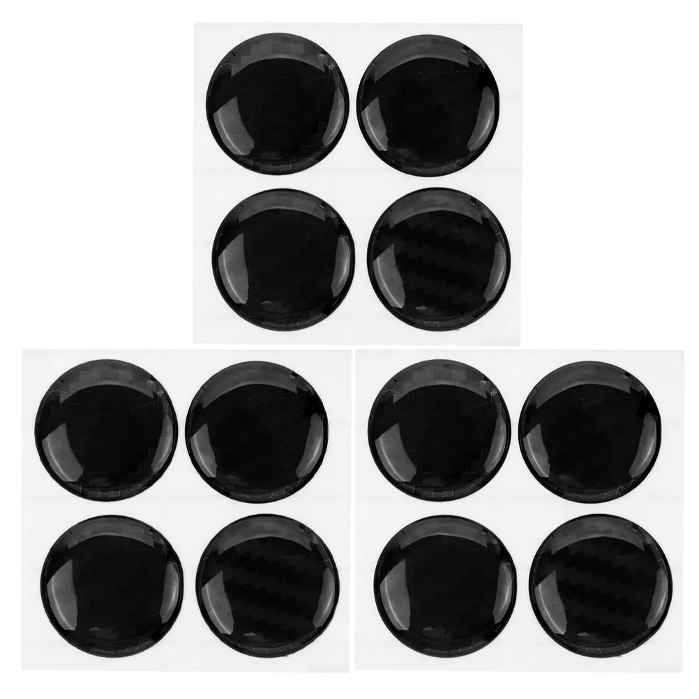 

12Pcs Car Door Lock Keyhole Cover Protectors Universal Fit Long Lasting Durability Decorative Protection Stickers