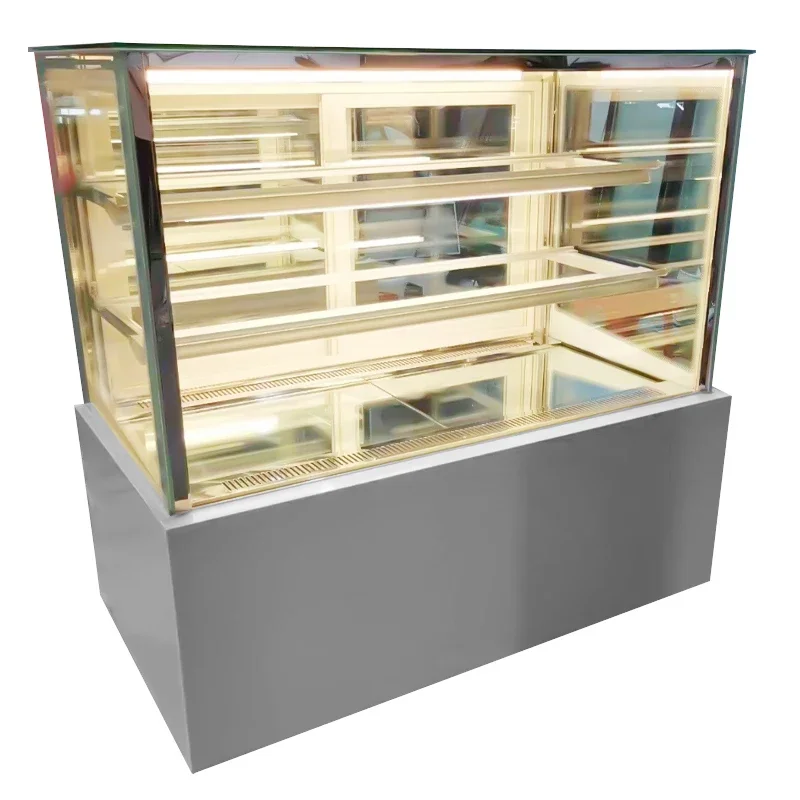 Commercial Display Case 220V Refrigerator Cake Showcase Bakery Cabinet 47 Inch Bakery Display Counters For Bread