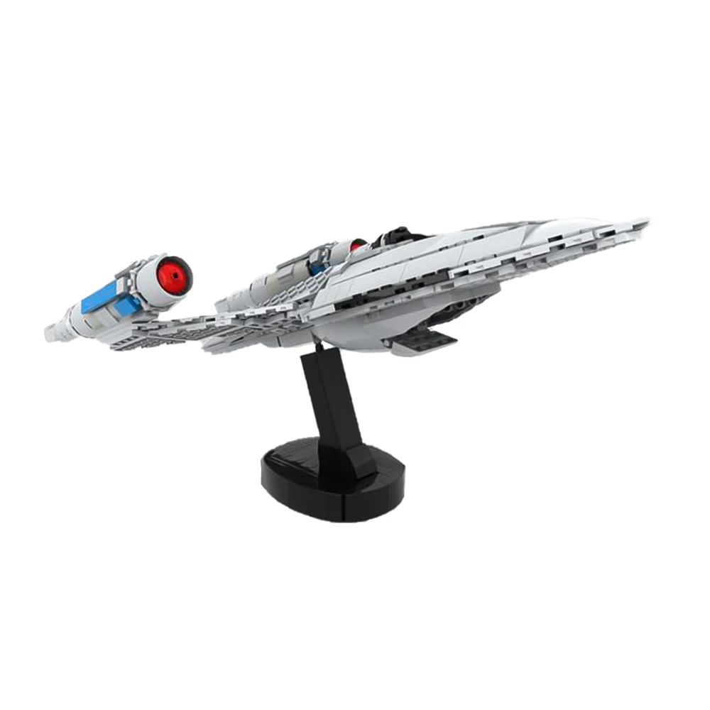 Gobricks MOC Space USS Protostars Model Building Blocks Classic Enterprises 1701-A Bricks Deep Space Nine DS9 Toy Childrens Gift