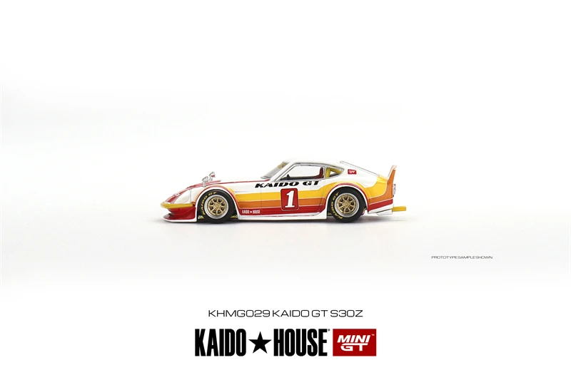 Kaido House x MINI GT 1:64 Datsun KAIDO Fairlady Z Kaido GT V1 Red White V2 Green Diecast Model Car