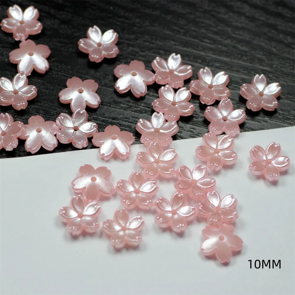 50Pcs 15MM Fünf Blütenblatt Blume Form Acryl Perlen Lose Spacer Perlen Für Schmuck Machen Diy Armbänder Handgemachte Accessoires