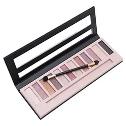 2 Pack 12 Colors Makeup Naked Eyeshadow Palette Natural Nude Matte Shimmer Glitter Pigment Eye Shadow Pallete Set Waterproof