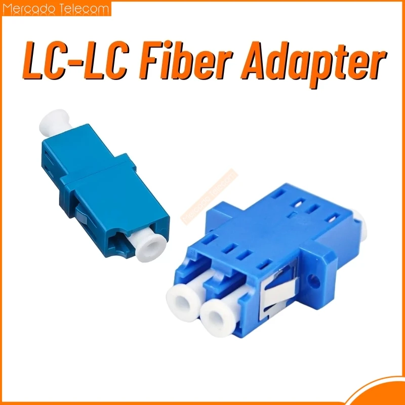 

50pcs/lot LC UPC Fiber Optic Adapter Simplex/Duplex Single Mode Fiber Coupler