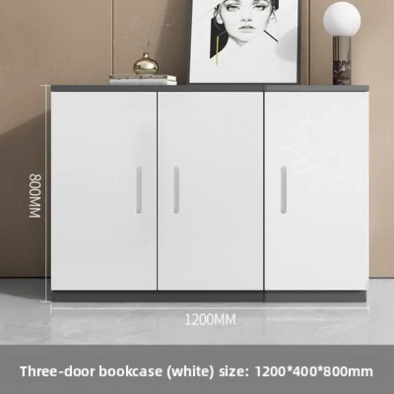 Long Storage Sideboard Furniture Living Room Cabinets Storage Cabinet White Filing Cabinet Low Office Divider Minimalist Modern
